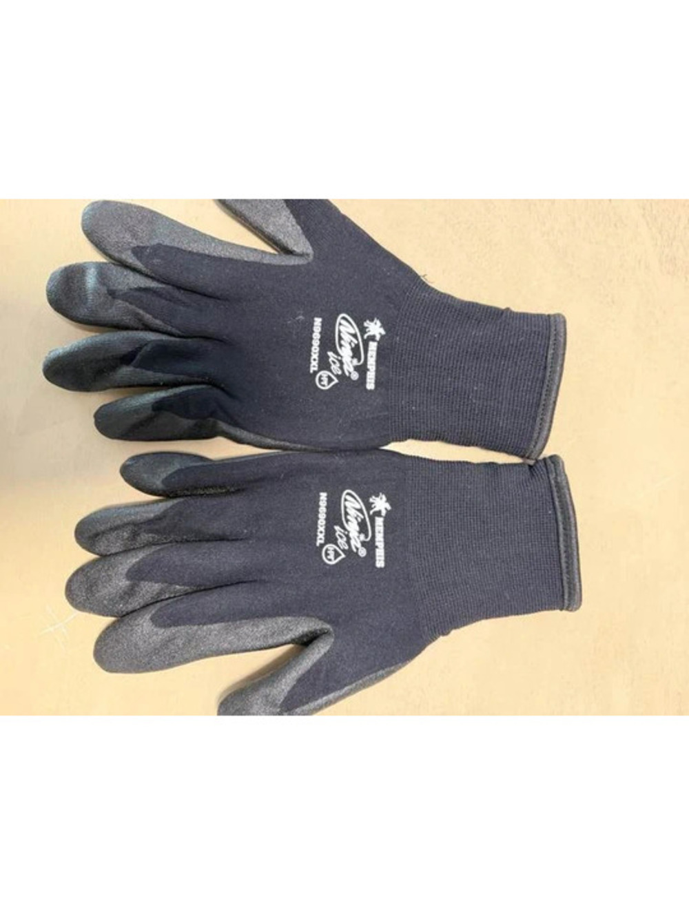#6252  Gray Rubber-Coated Work Gloves